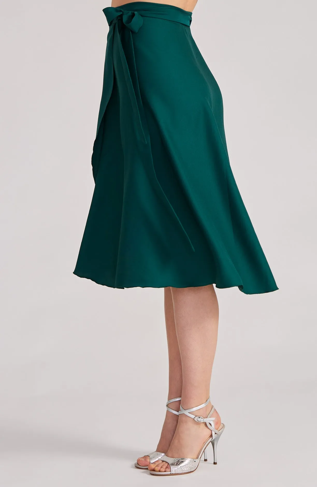 COCO Green Tango Wrap Skirt