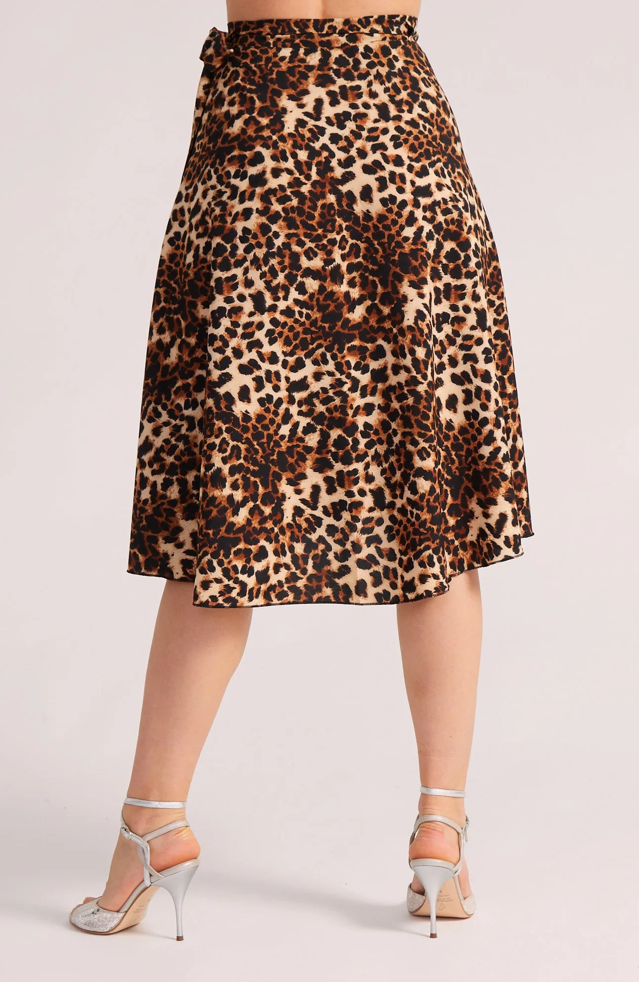 COCO Leopard Print Wrap Skirt