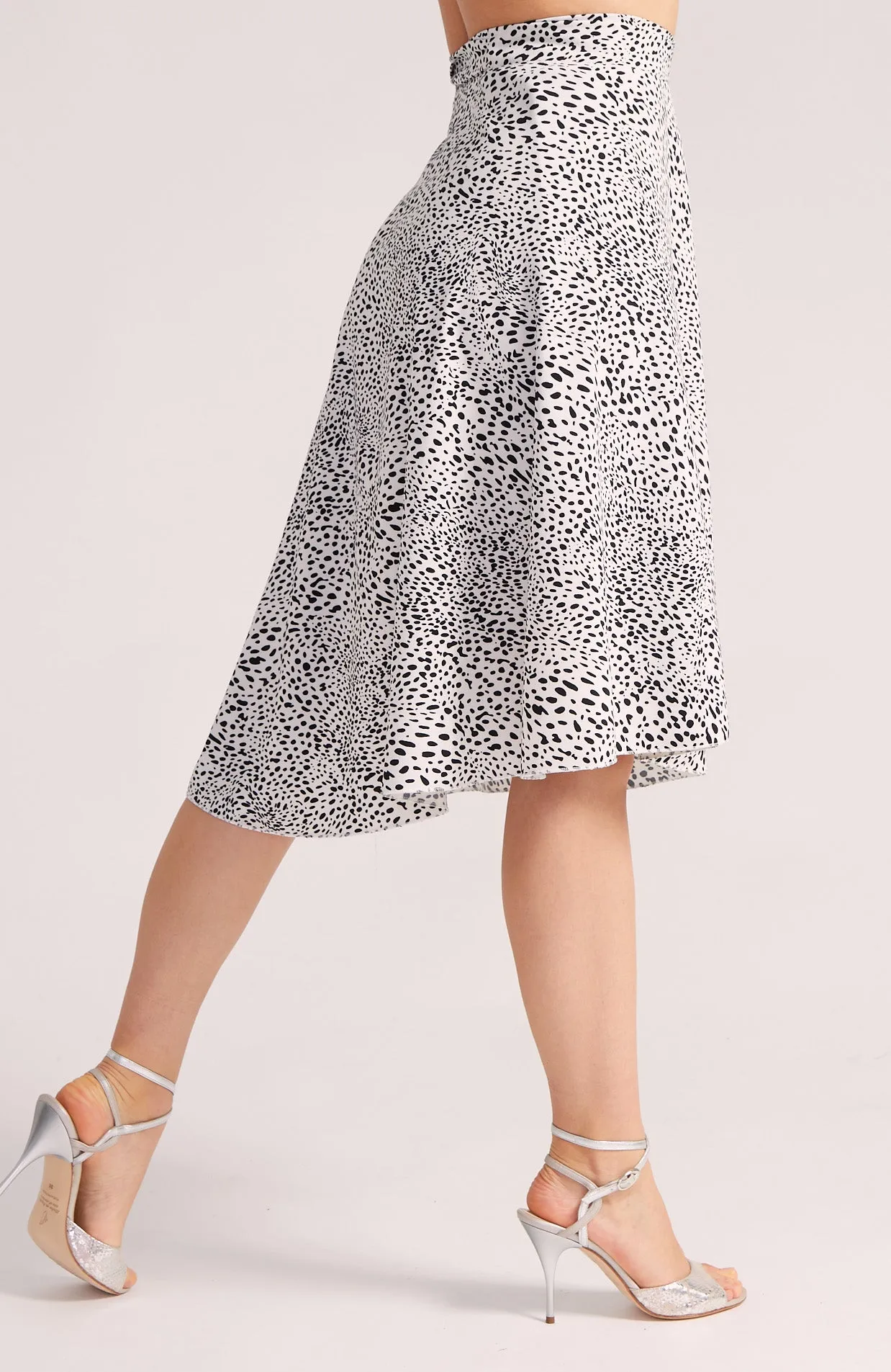 COCO Polka Dots Skirt in Classic Black & White