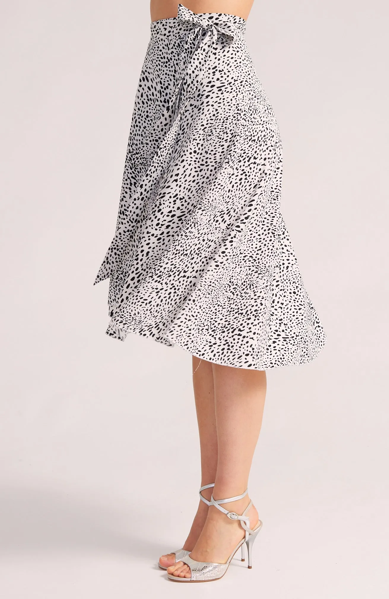 COCO Polka Dots Skirt in Classic Black & White