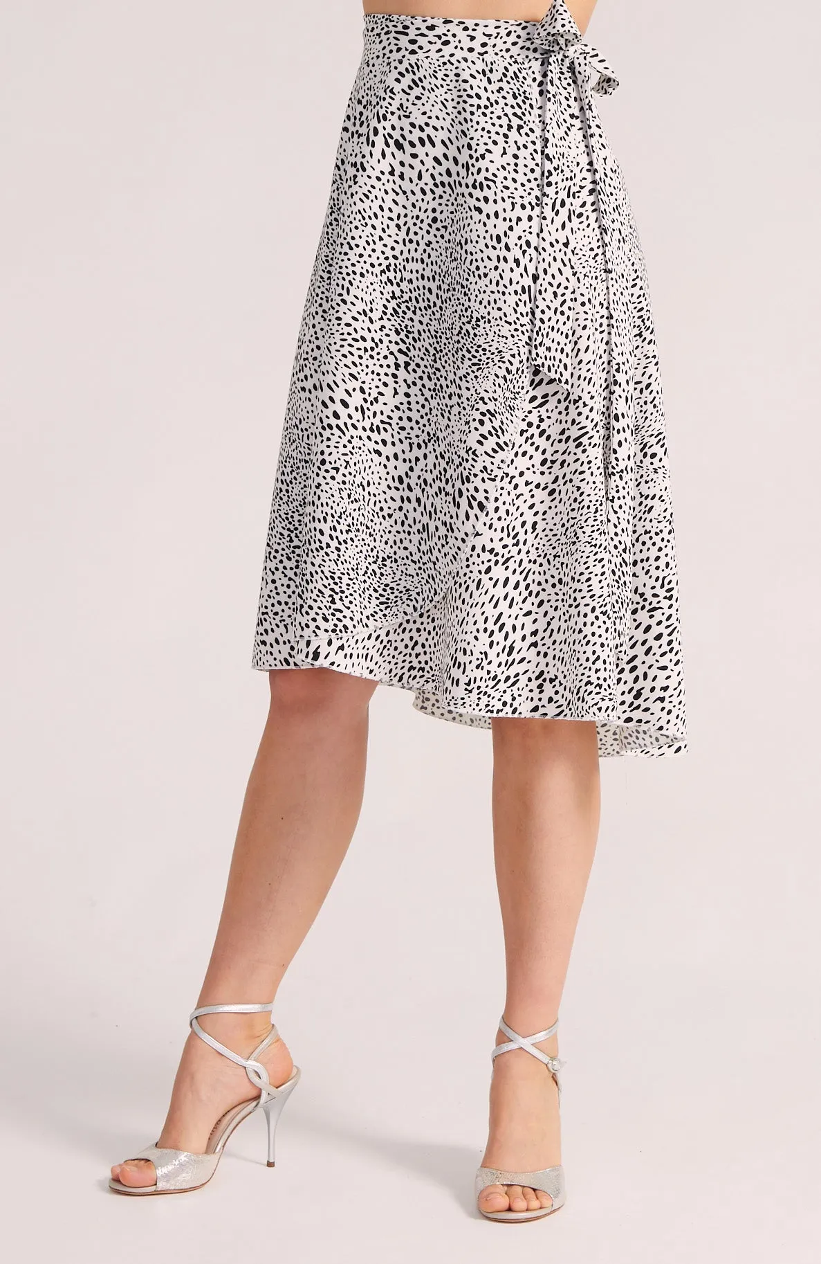 COCO Polka Dots Skirt in Classic Black & White