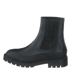 Combat Mid Chelsea Boot Rubber Black