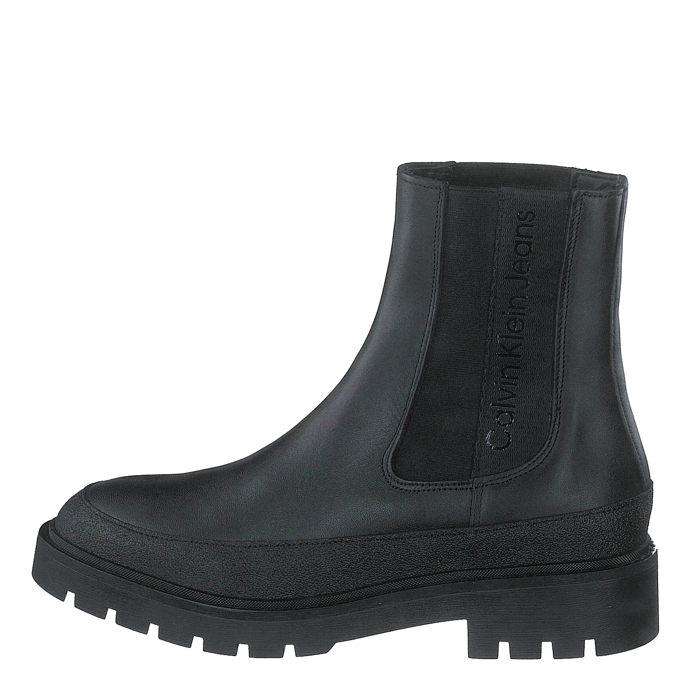 Combat Mid Chelsea Boot Rubber Black