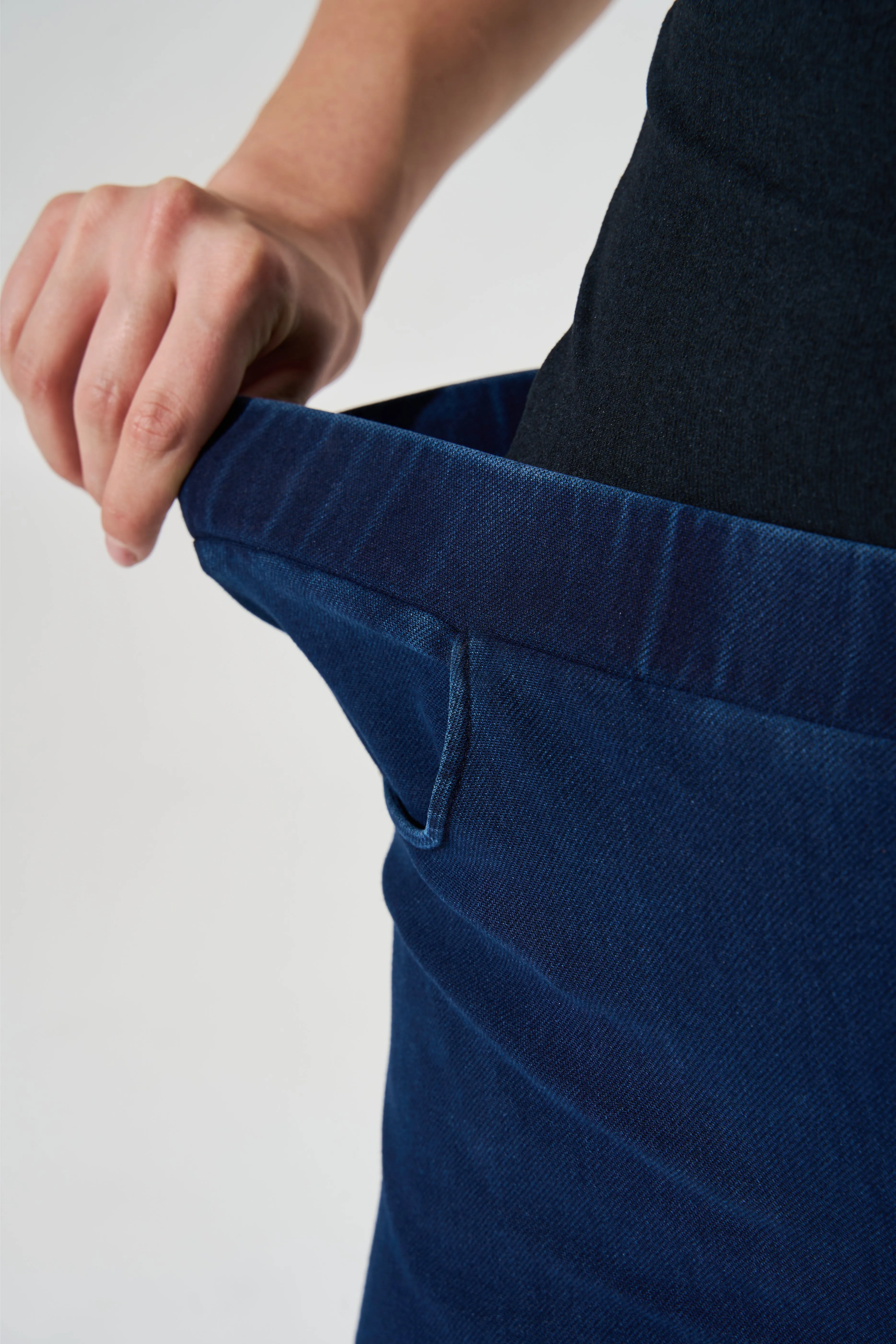Cooling & Stretchable Denim Skirt With Tummy Control