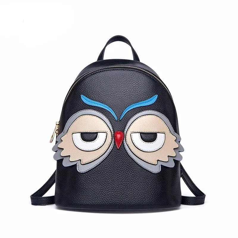 Cow Soft  Leather Backpacks Women Animal Print Soft Real Cow Leather Backpacks for Girls Fashion Halloween Hot Bag#HS213