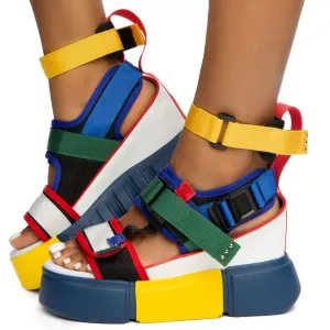 Cranberry-02 Platform Sandals