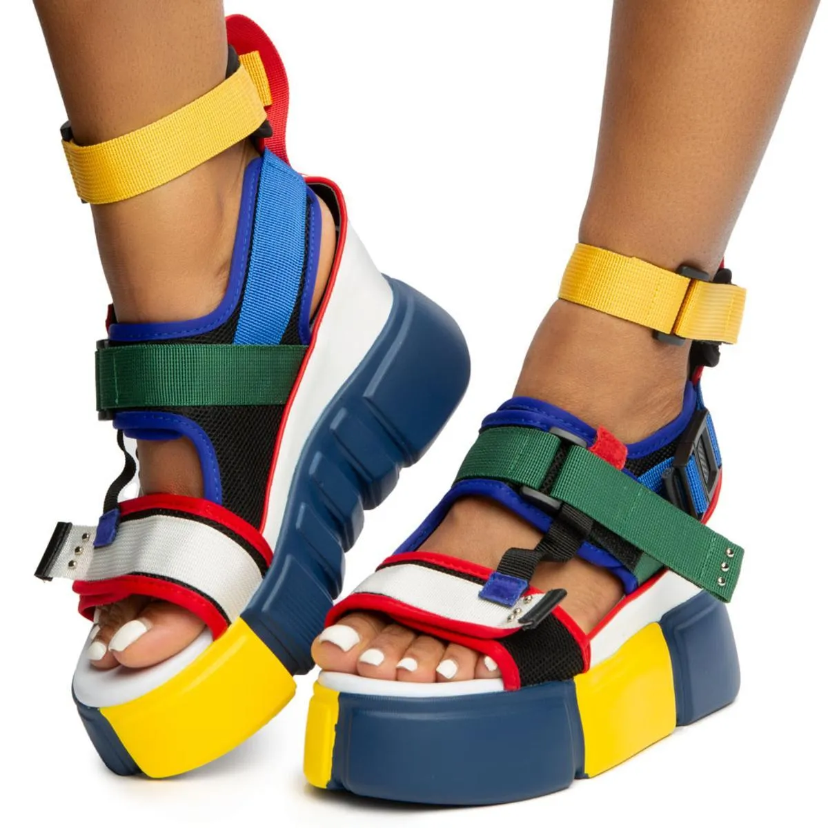 Cranberry-02 Platform Sandals