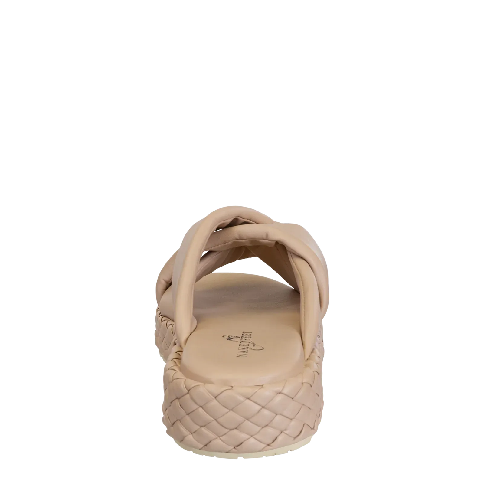 CUPRO PLATFORM SANDAL by NAKED FEET - NUDE