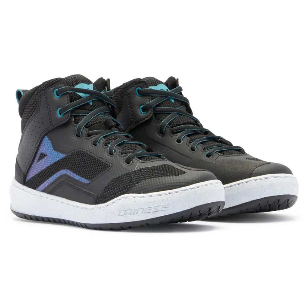 Dainese Suburb Air Women's Shoes Black / White / Harbor Blue