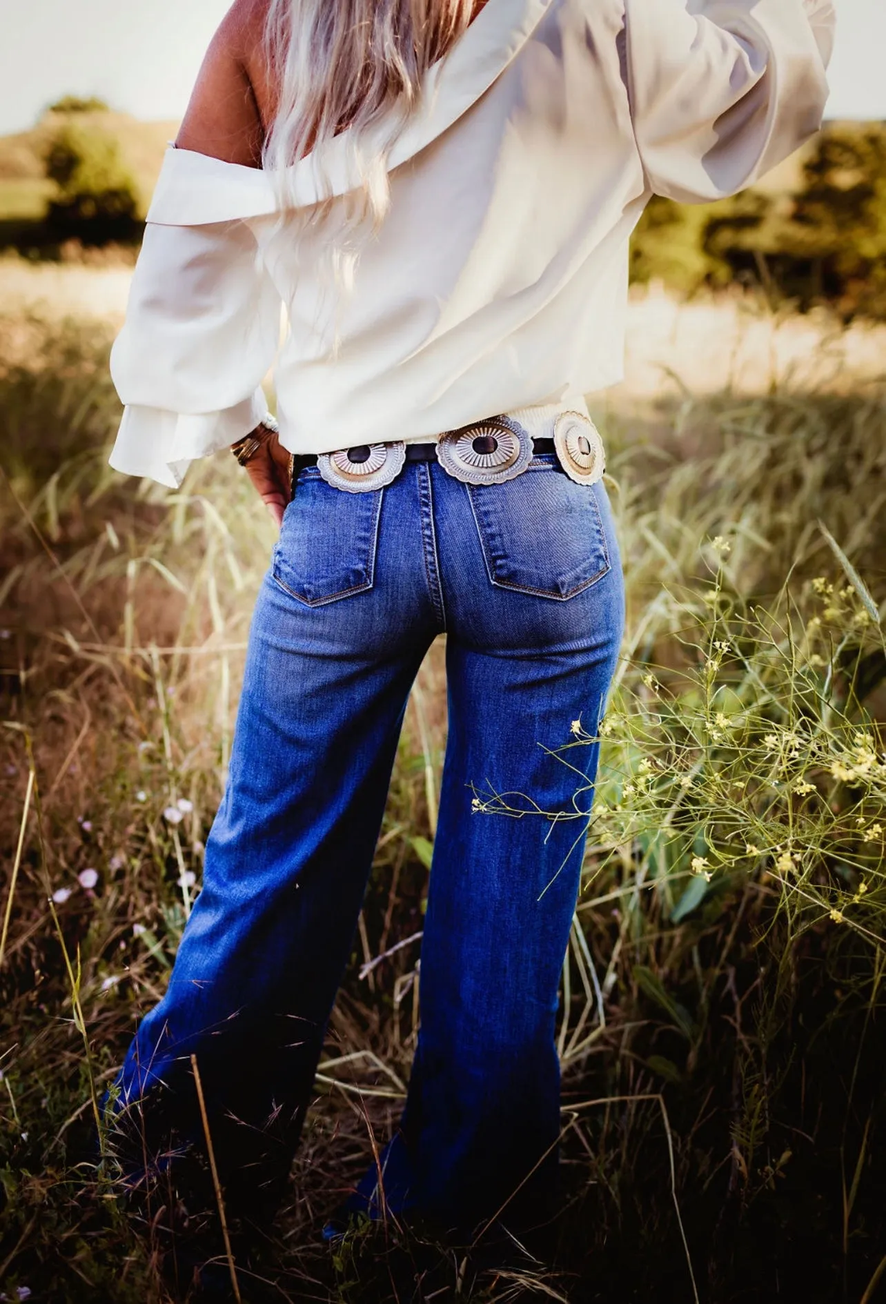 Darcie Wide Leg Flare Denim