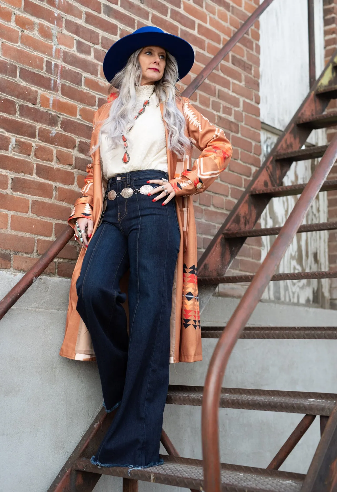 Darcie Wide Leg Flare Denim