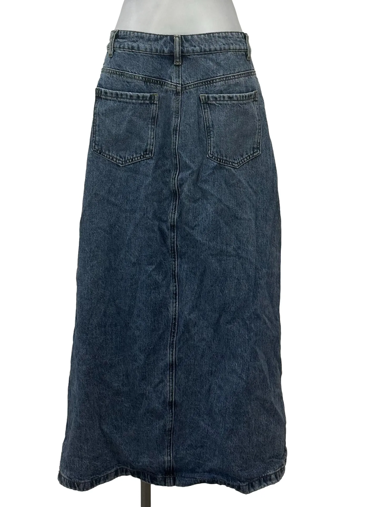 Dark Wash Denim Skirt