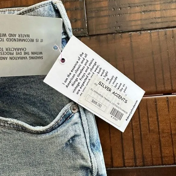 Dear John distressed hi rise cropped jeans 29 NWT