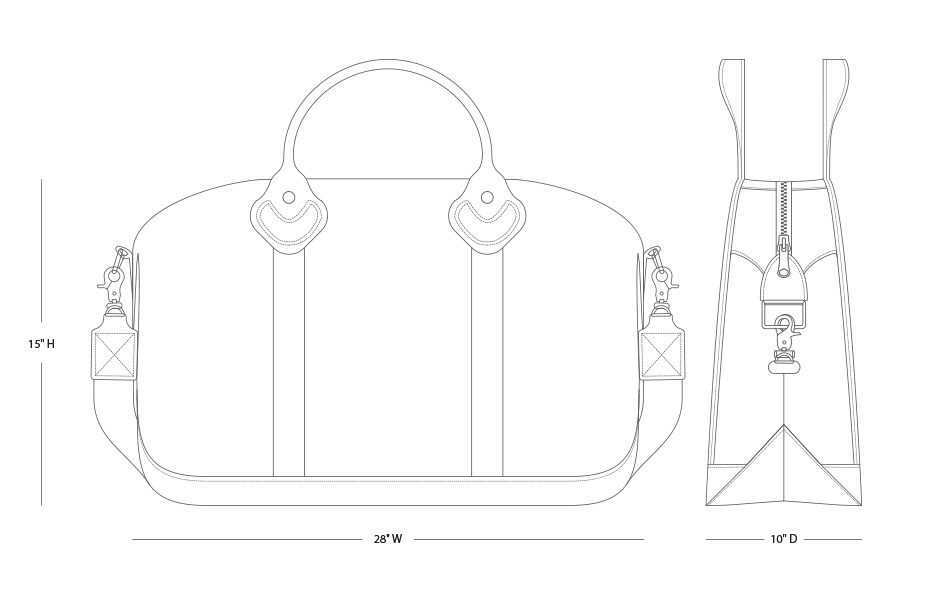 Delta Phi Epsilon Weekender Travel Bag