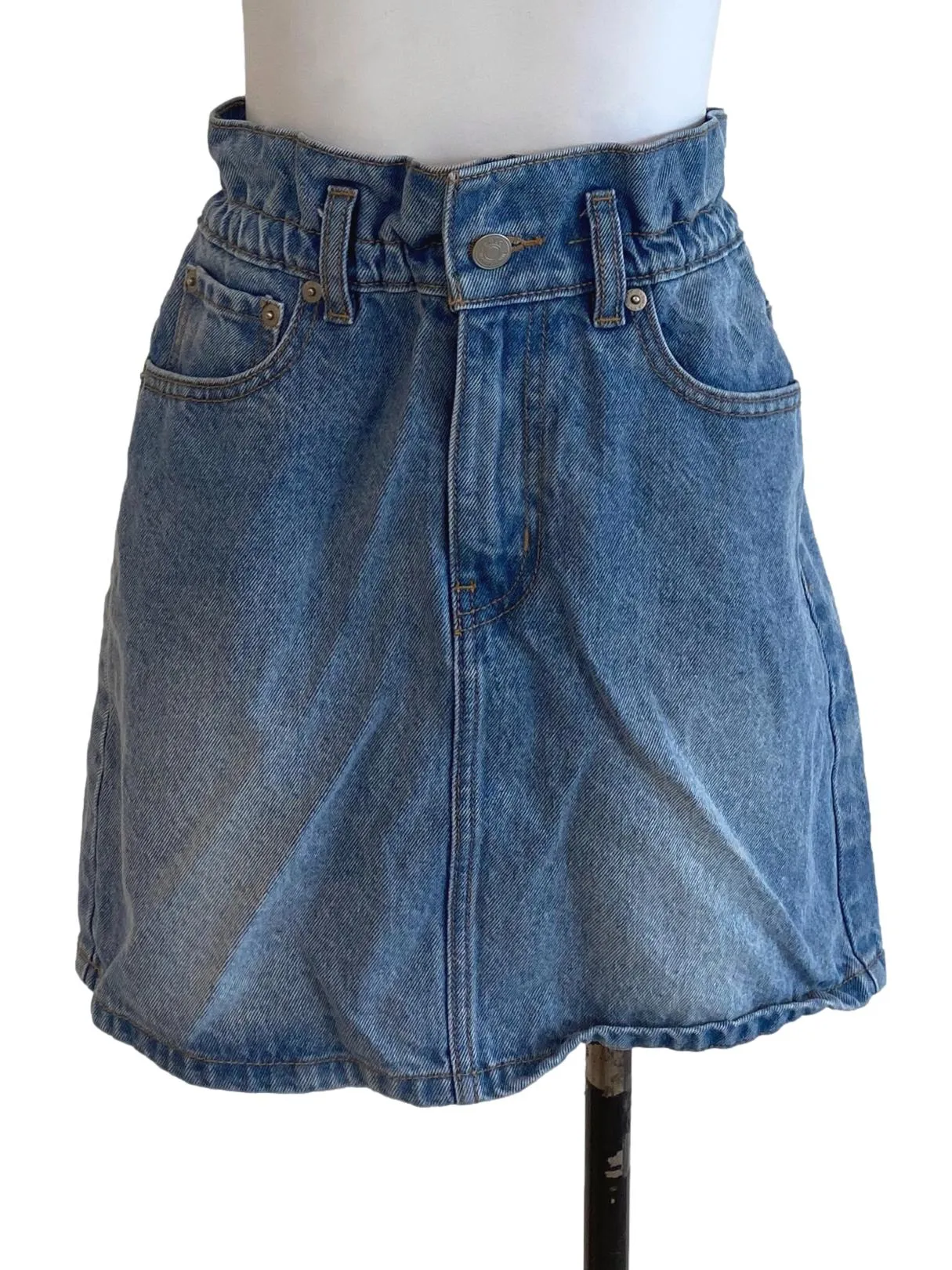 Denim Blue Jeans Skirt