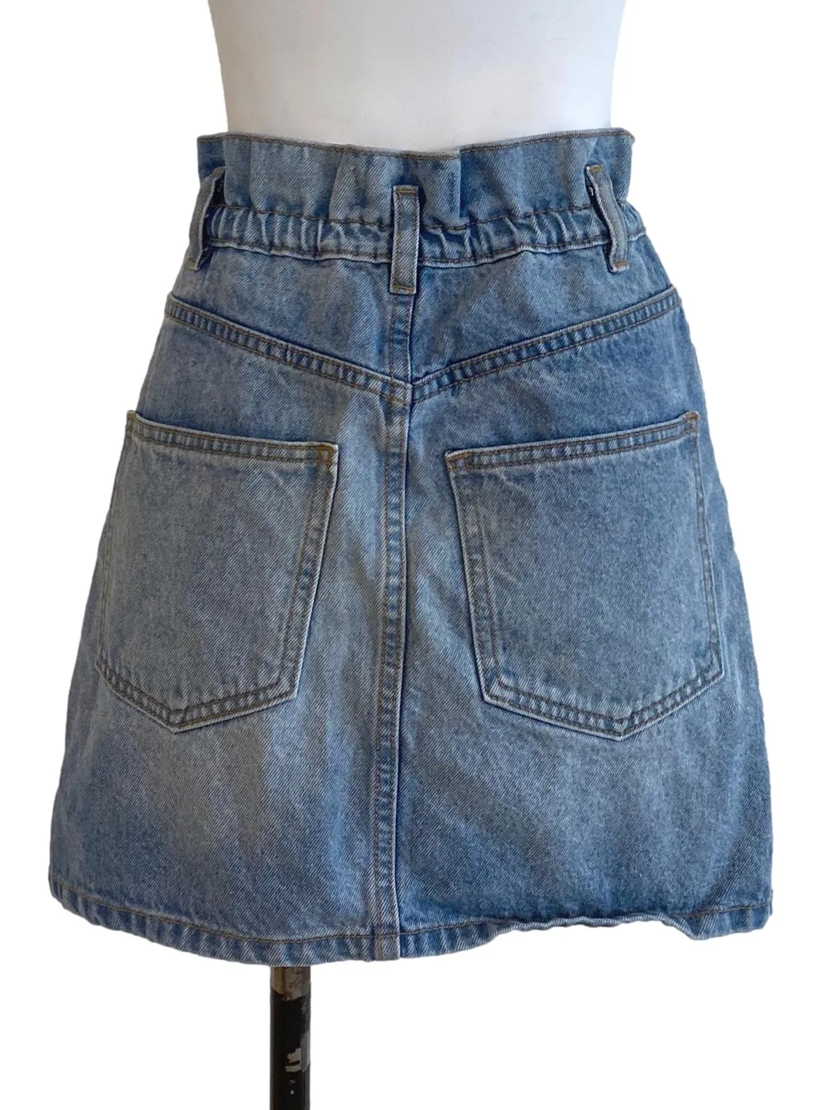 Denim Blue Jeans Skirt