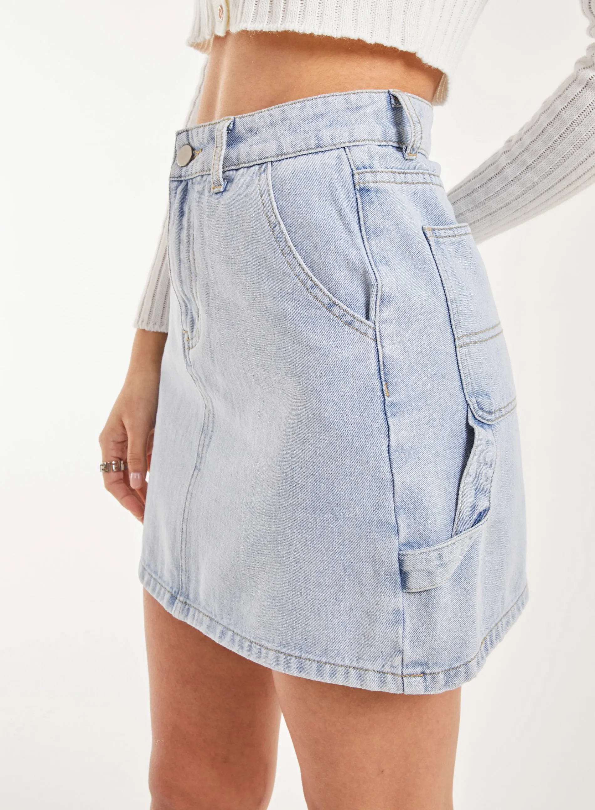 Denim Mini Skirt