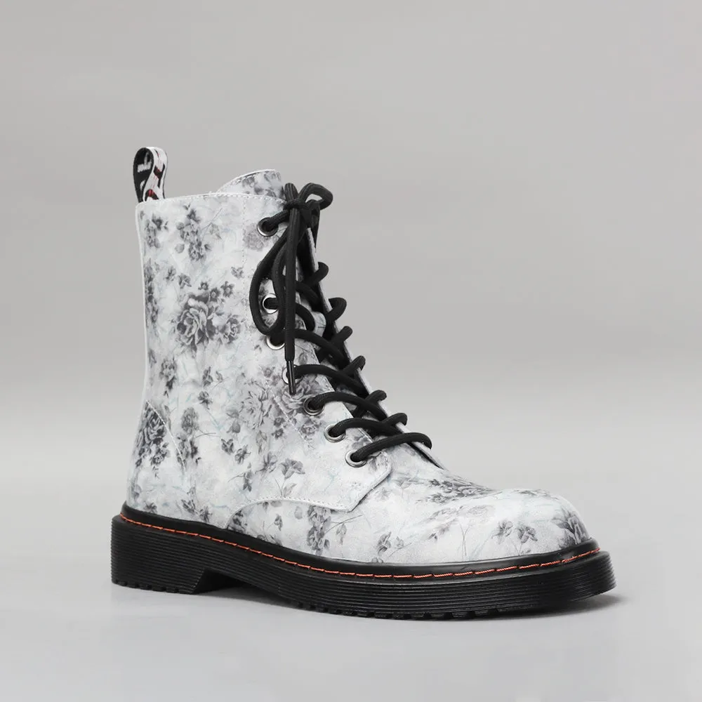 Depth - Grey Floral