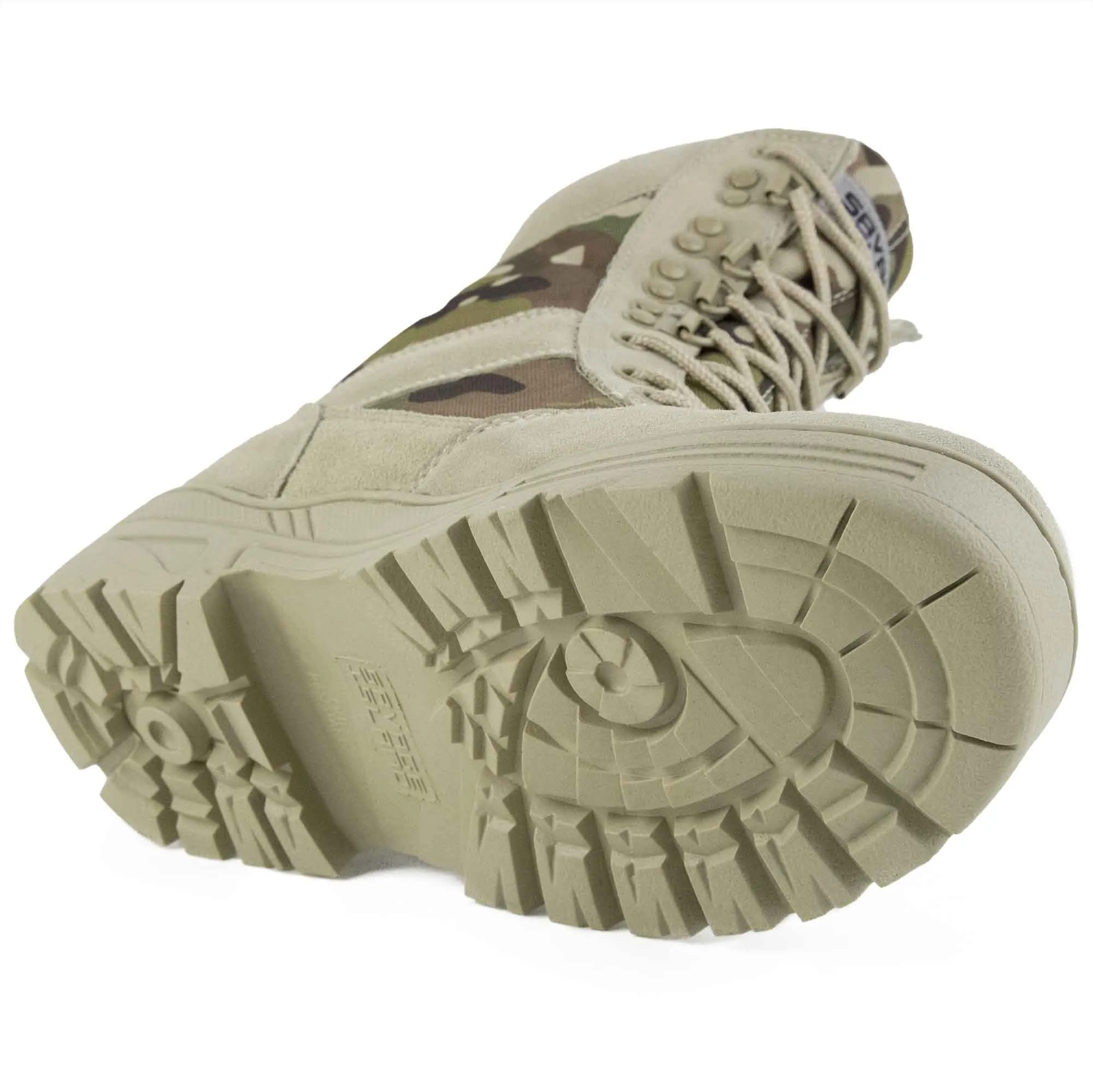 Desert Camo Mens Patrol Boots