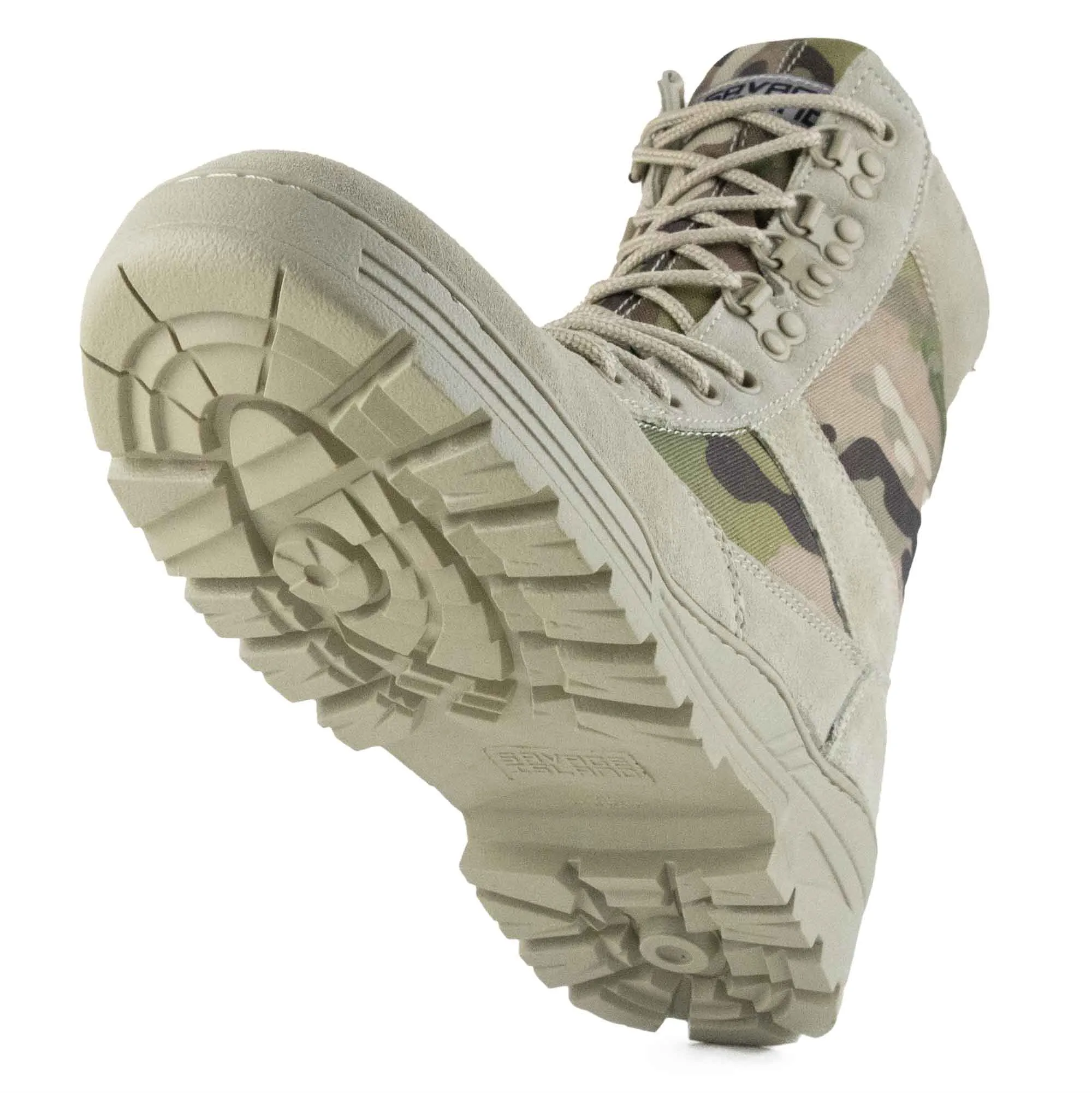 Desert Camo Mens Patrol Boots