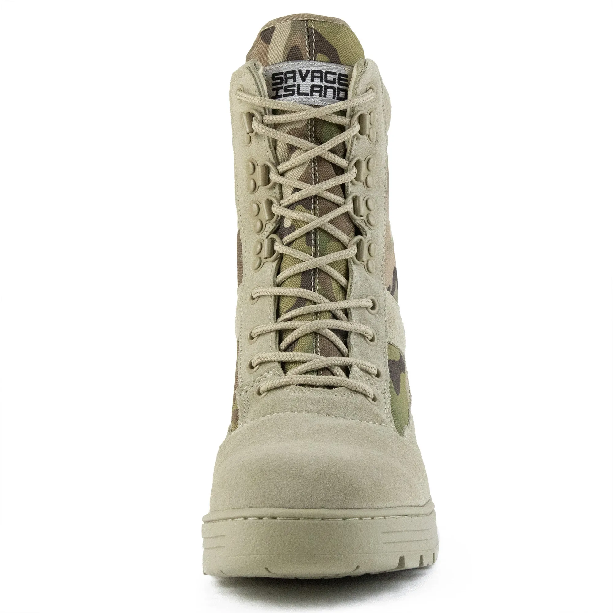 Desert Camo Mens Patrol Boots