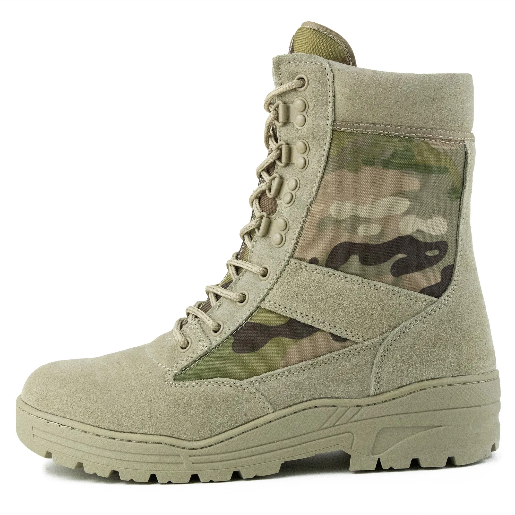 Desert Camo Mens Patrol Boots