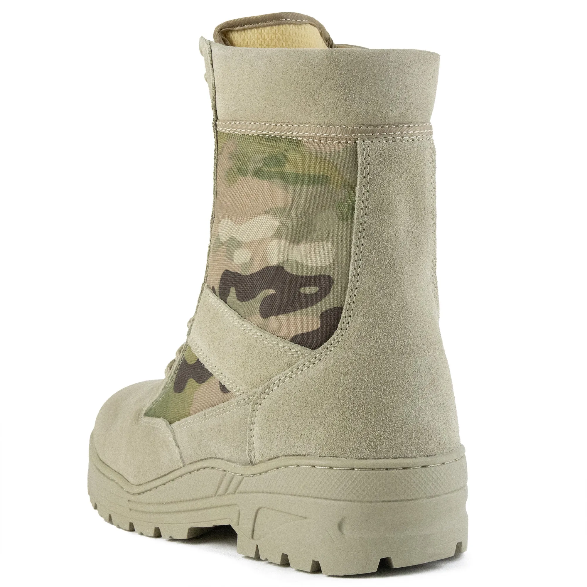 Desert Camo Mens Patrol Boots