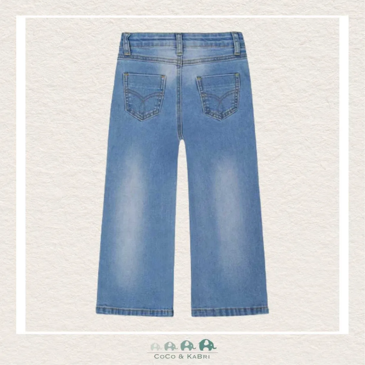 Deux Par Deux Wide Leg Girls Denim