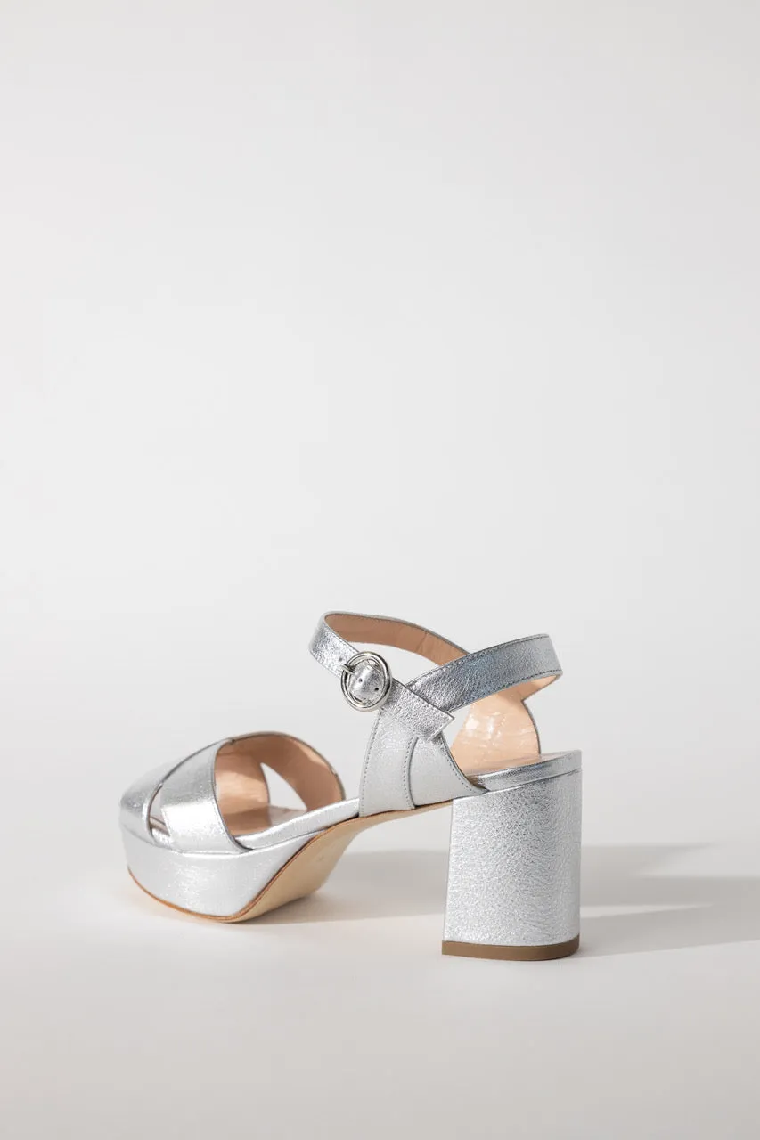 Diedre Platform in Silver
