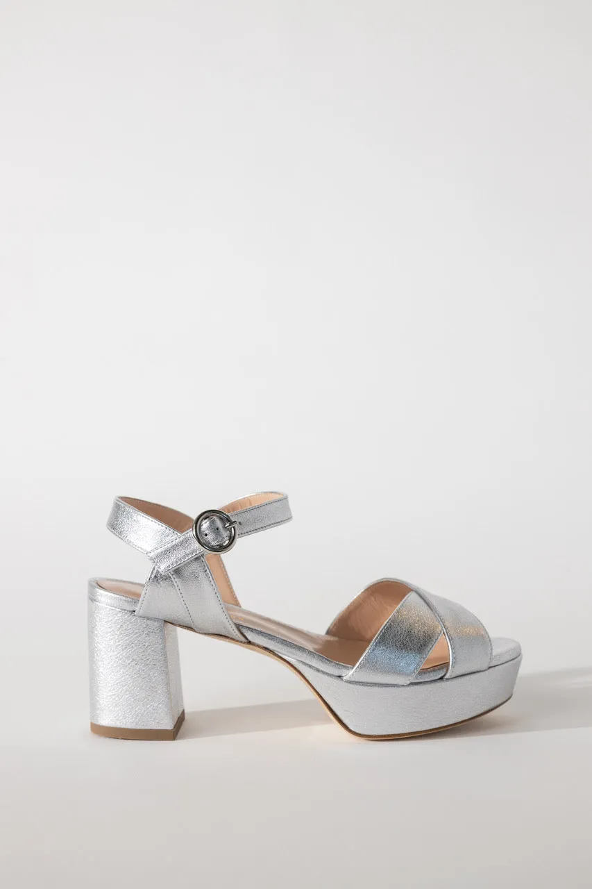 Diedre Platform in Silver