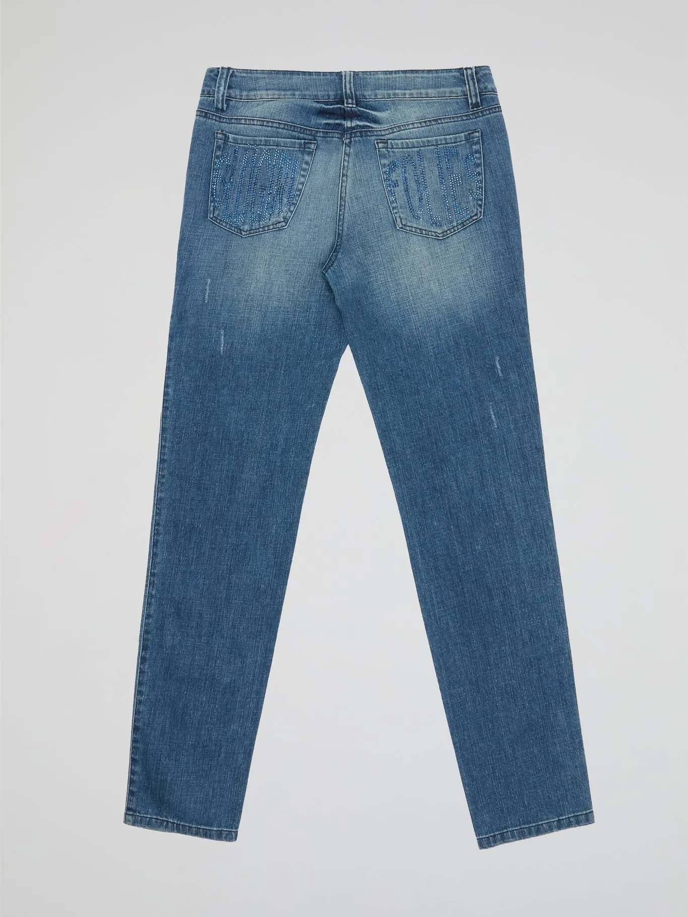Distressed Denim Jeans