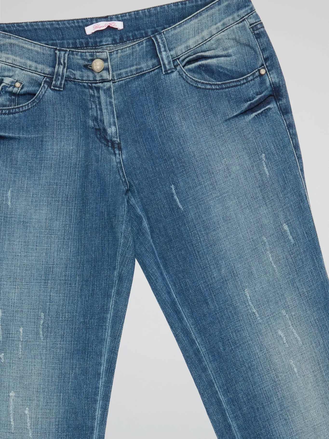Distressed Denim Jeans