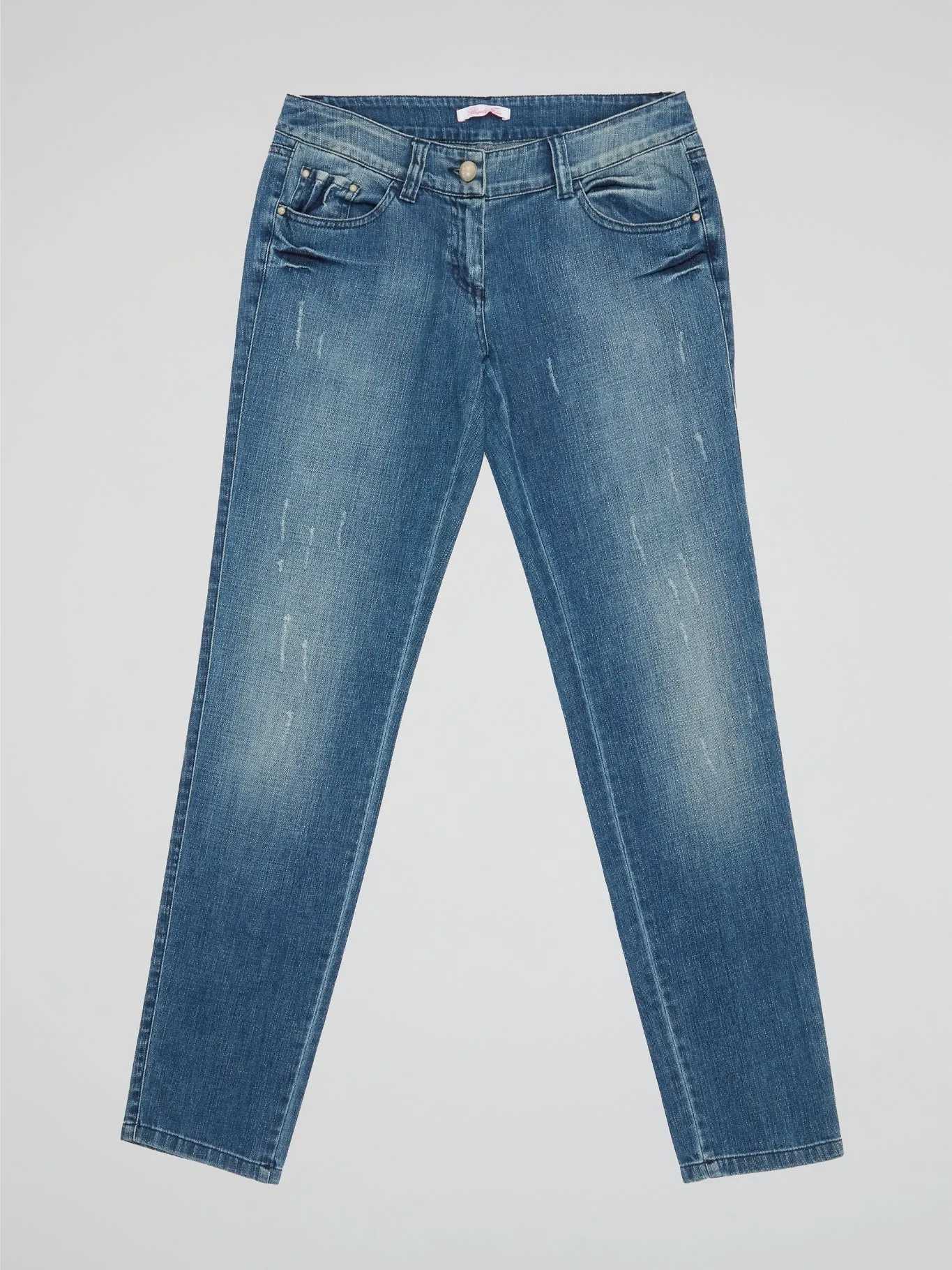 Distressed Denim Jeans