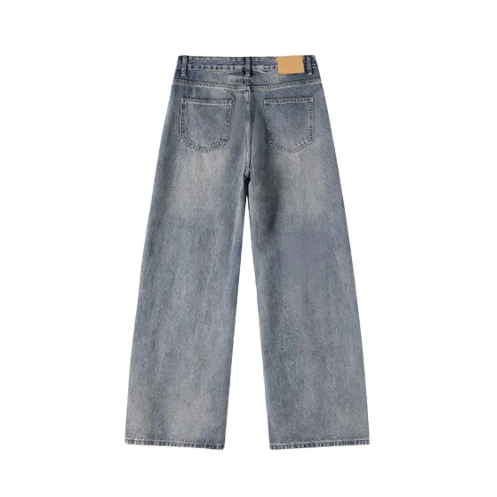 Distressed Iridescent Jeans