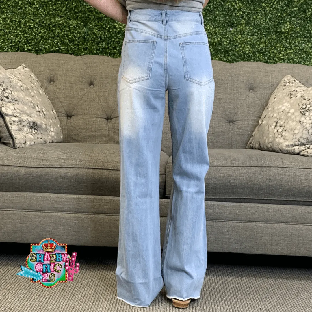 Distressed Star Studded Jeans