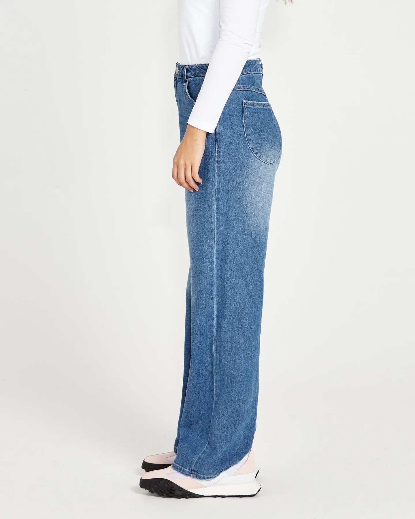 Emerald high waist jean (18198JWSS)