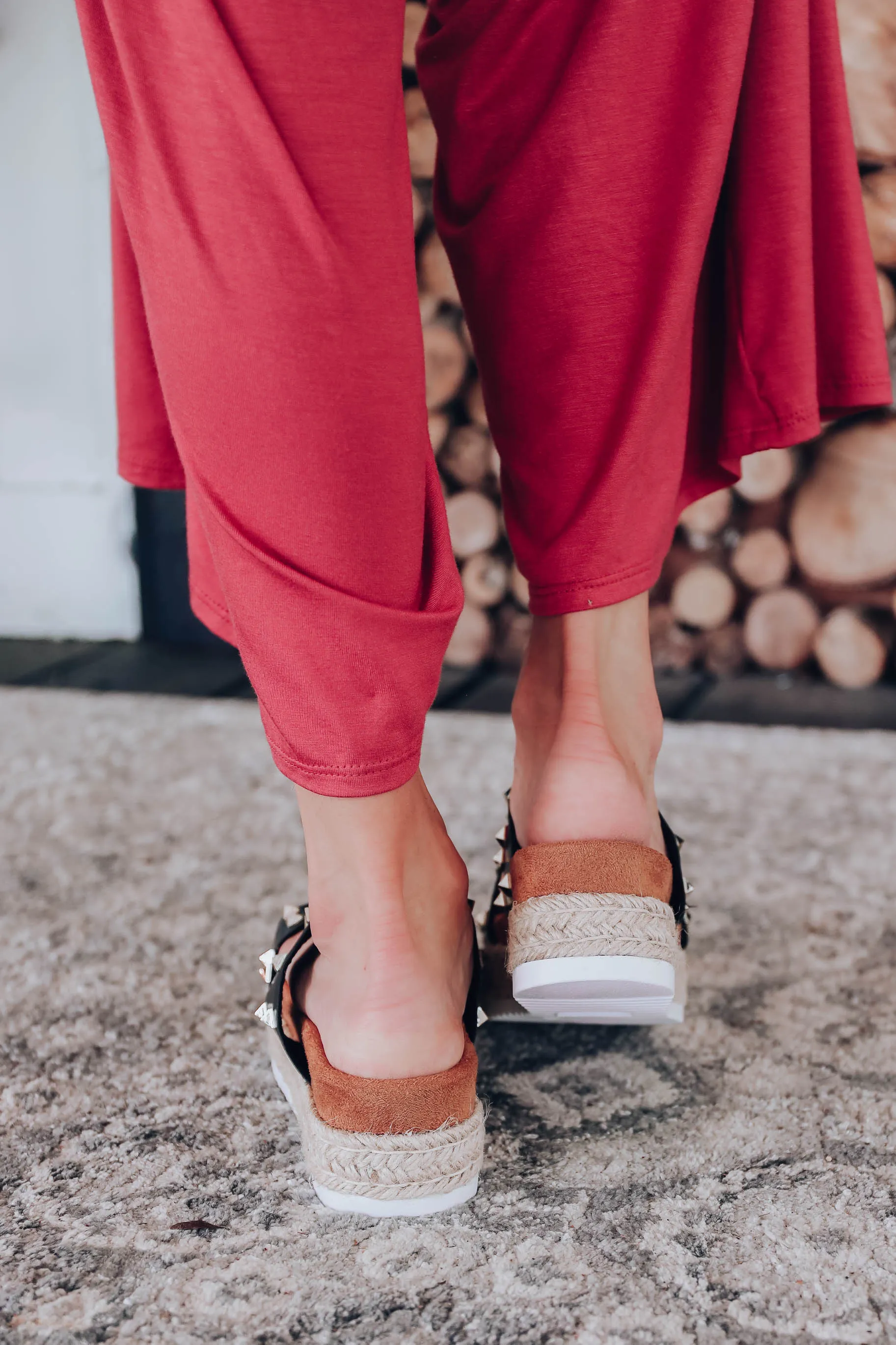 Emery Espadrille Sandal - Black