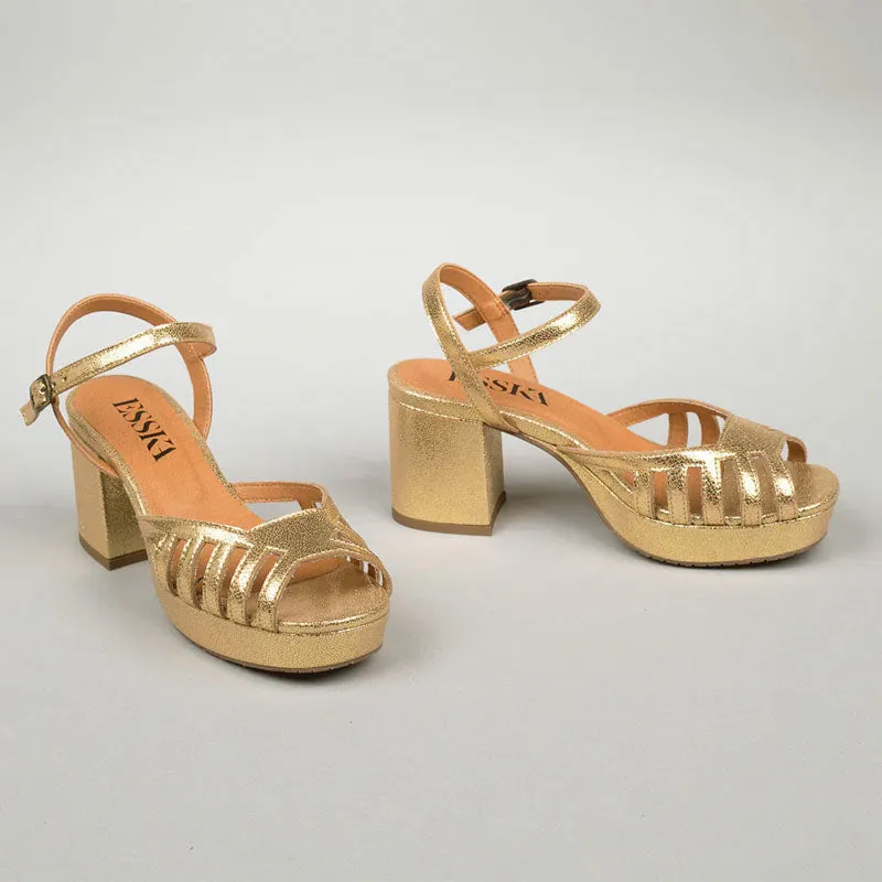 ESSKA Cristi Sandals in Vegan Gold