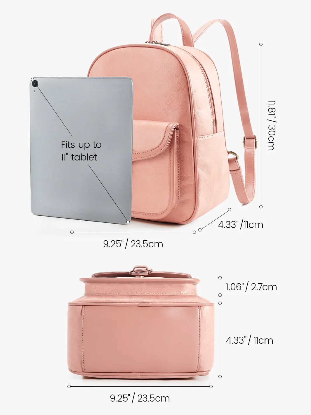 Evelina Washable Paper Mini Backpack