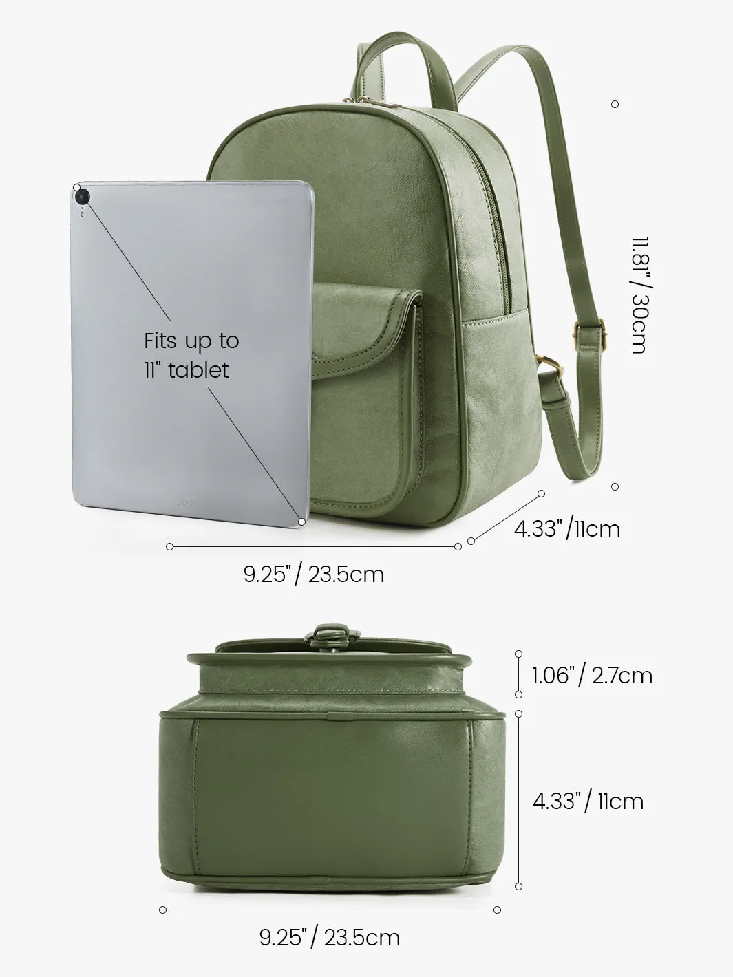 Evelina Washable Paper Mini Backpack