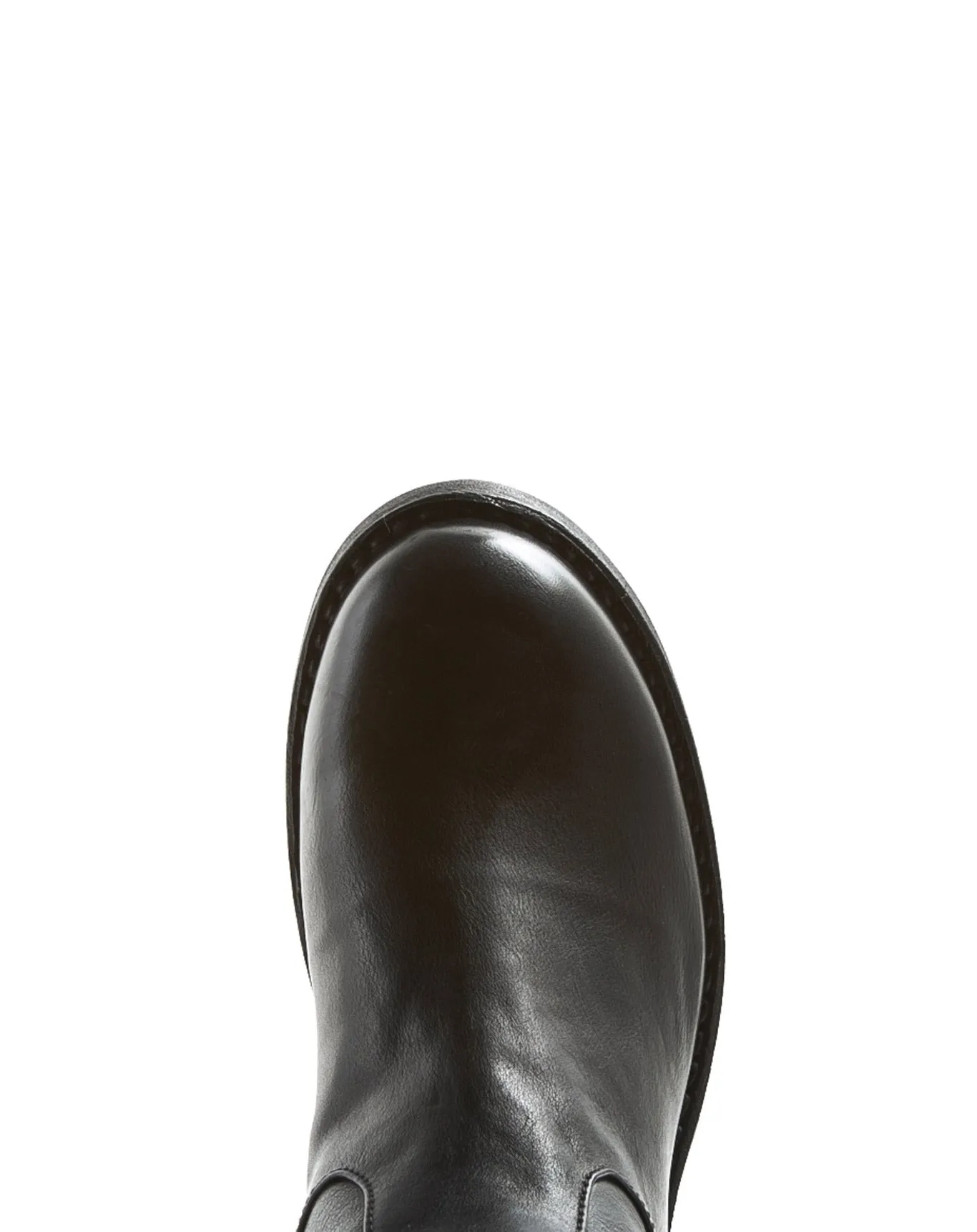 EVER Black Leather Tall Boots