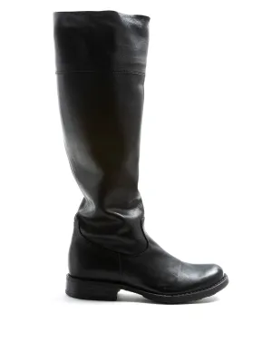 EVER Black Leather Tall Boots