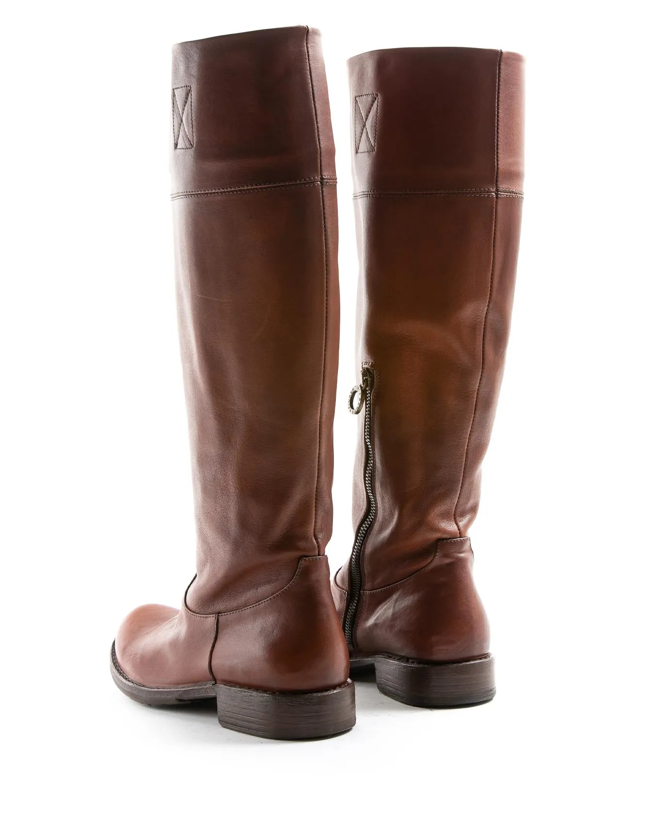 EVER Brown Leather Tall Boots