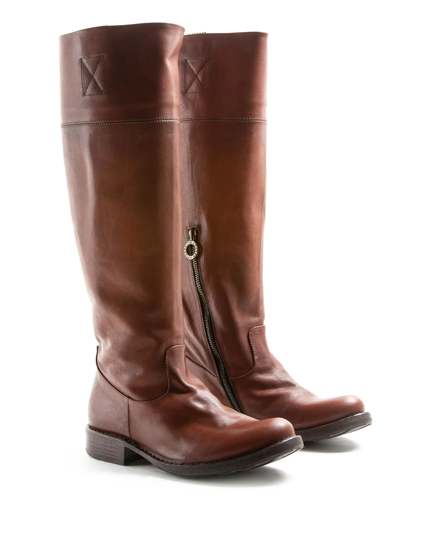 EVER Brown Leather Tall Boots