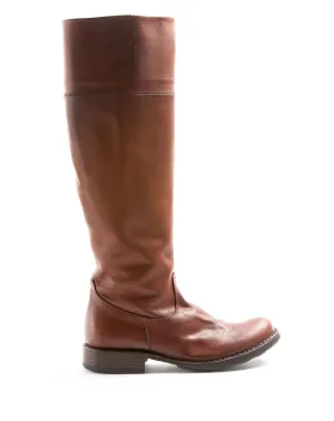 EVER Brown Leather Tall Boots