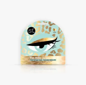 Eye Woke Up Like This - Sativa - Gold Foil Eye Mask