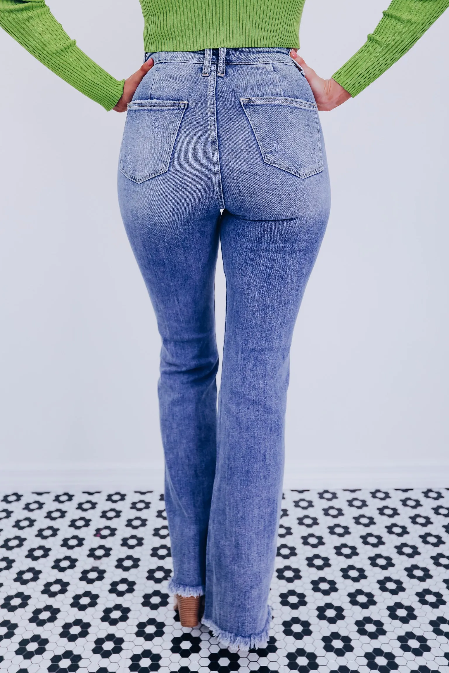 Felix Flared Hem Denim Jeans