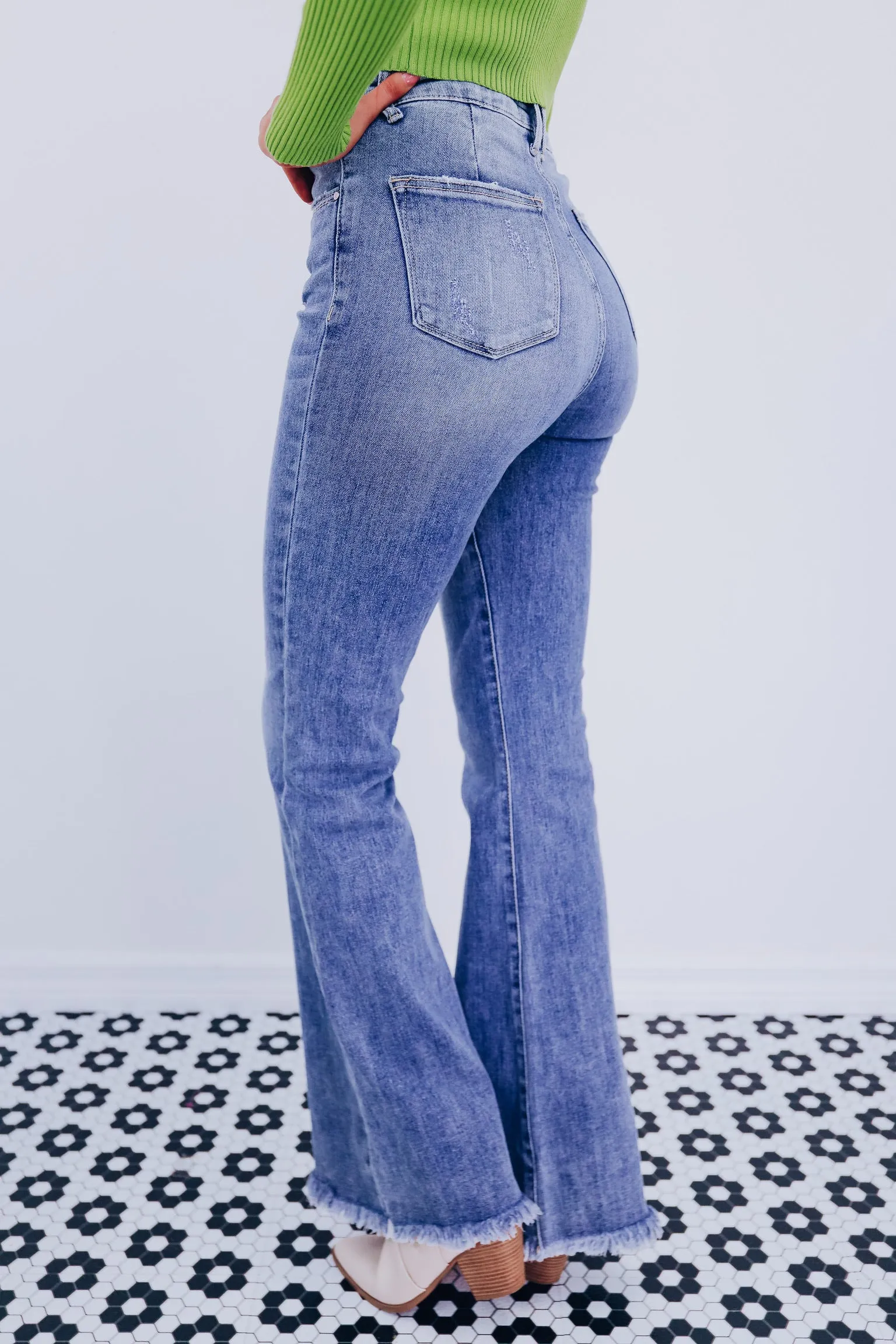 Felix Flared Hem Denim Jeans
