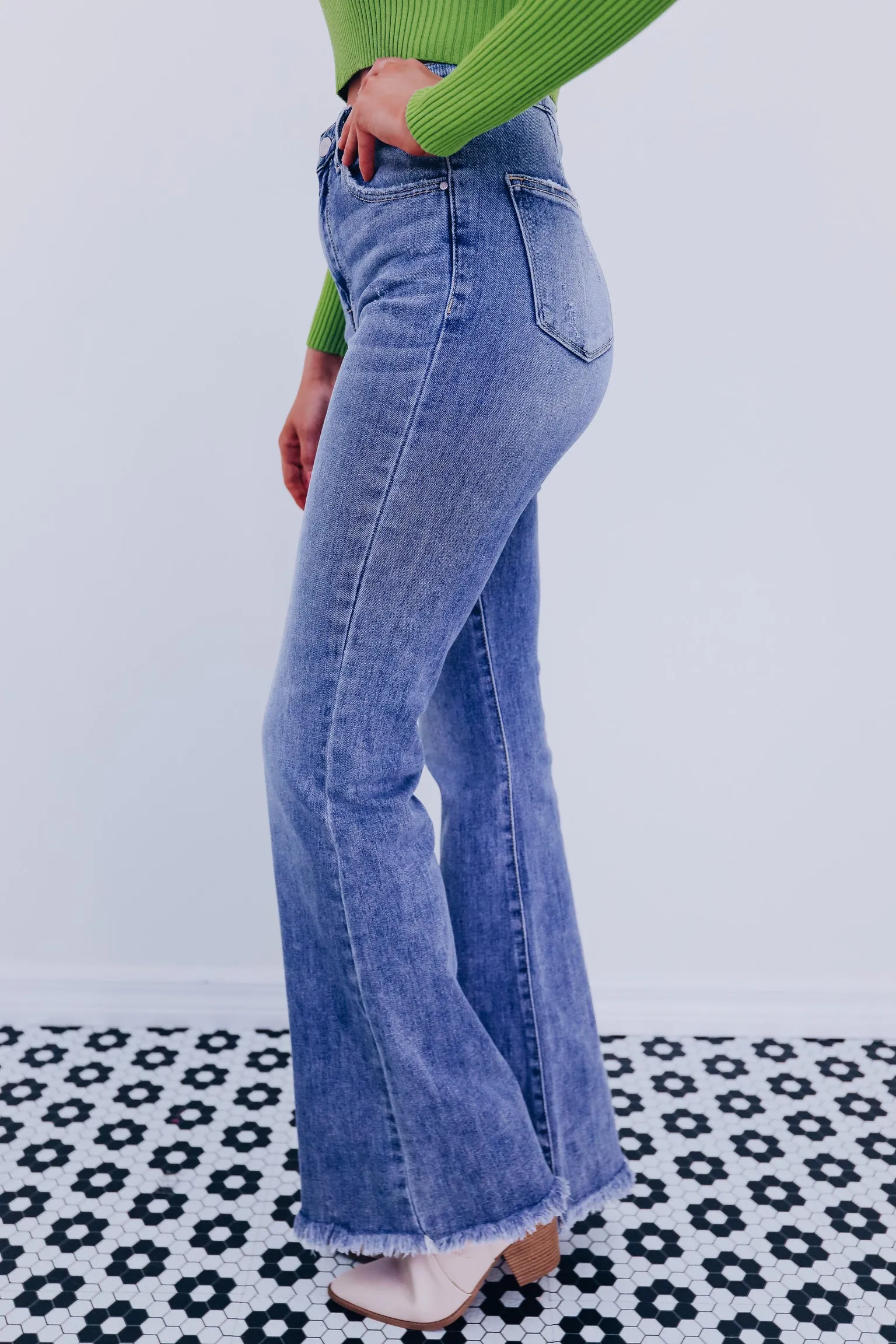 Felix Flared Hem Denim Jeans