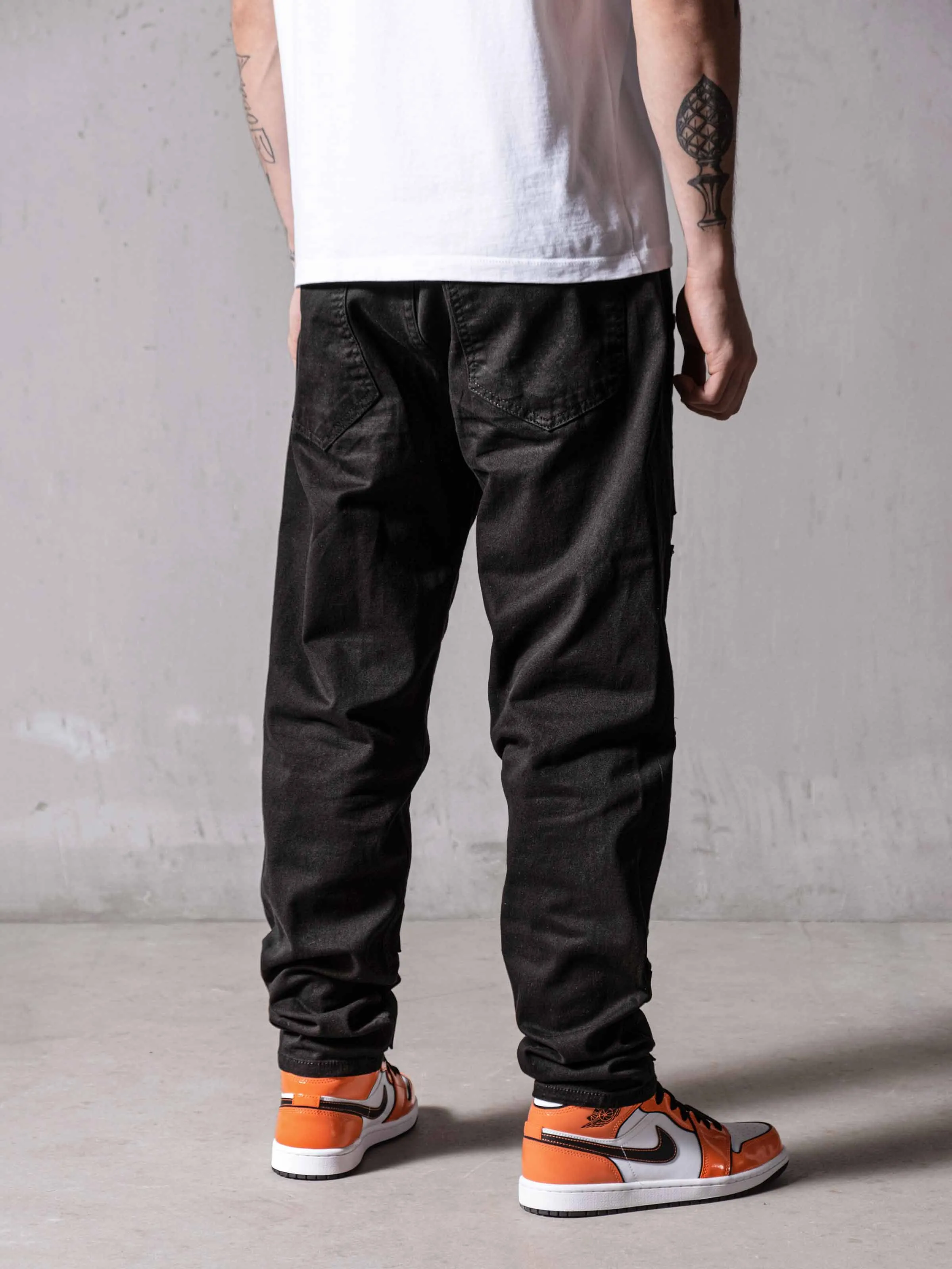 Flared Black Jeans